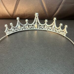 Bridal Princess Girl Tiara and Fashion Crown Headband Hair Accessories for Women Wedding Ceremony Party