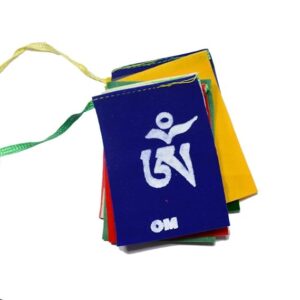 DMS Products Hanging Tibetan Buddhist Prayer Cotton Flags for Car and Home(Multicolour)